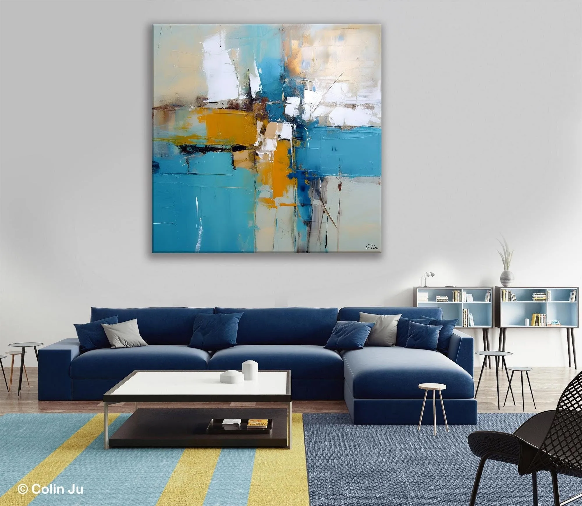 Large Abstract Painting for Bedroom, Original Modern Wall Art Paintings, Oversized Contemporary Canvas Paintings, Modern Acrylic Artwork