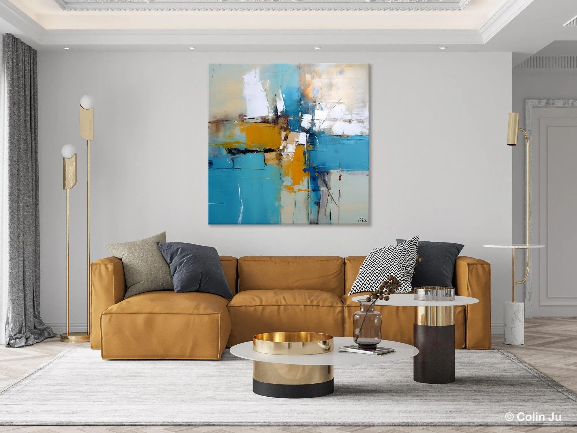 Large Abstract Painting for Bedroom, Original Modern Wall Art Paintings, Oversized Contemporary Canvas Paintings, Modern Acrylic Artwork