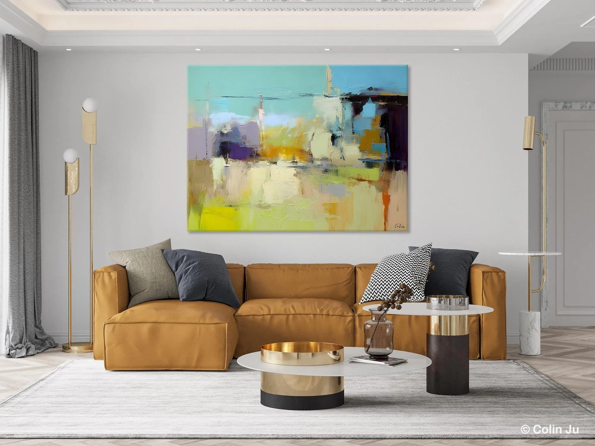 Large Acrylic Paintings on Canvas, Original Abstract Art, Contemporary Acrylic Painting on Canvas, Oversized Modern Abstract Wall Paintings