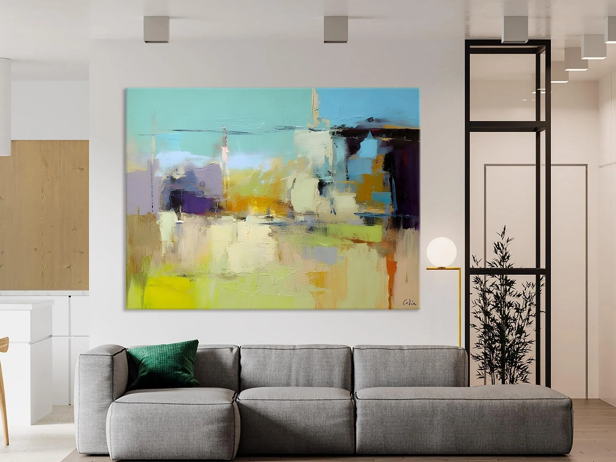 Large Acrylic Paintings on Canvas, Original Abstract Art, Contemporary Acrylic Painting on Canvas, Oversized Modern Abstract Wall Paintings