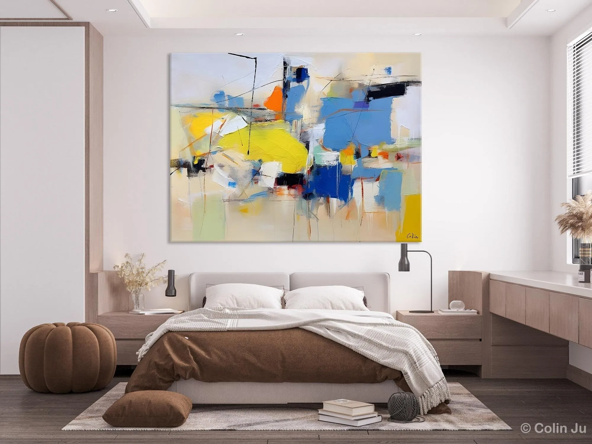 Large Canvas Art for Sale, Original Abstract Art Paintings, Hand Painted Canvas Art, Acrylic Painting on Canvas, Large Painting for Bedroom