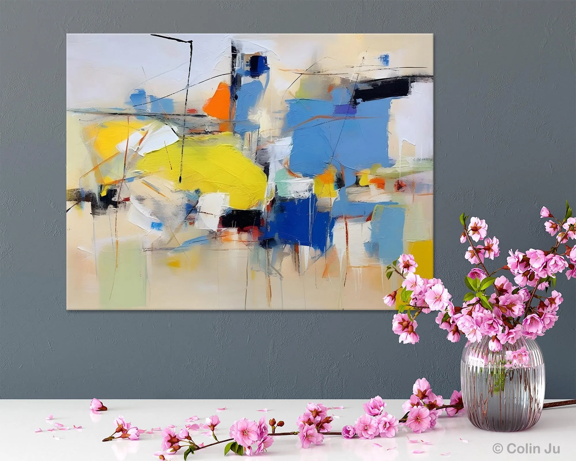 Large Canvas Art for Sale, Original Abstract Art Paintings, Hand Painted Canvas Art, Acrylic Painting on Canvas, Large Painting for Bedroom