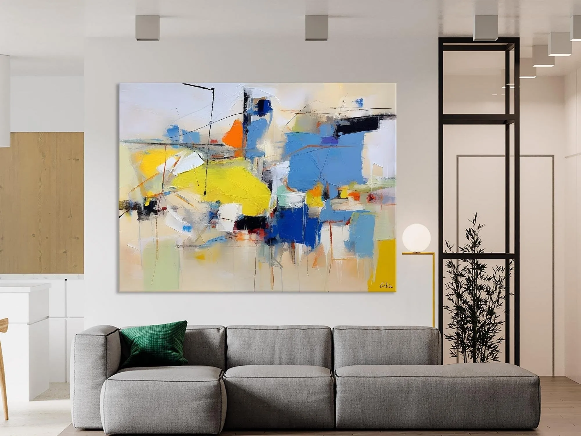 Large Canvas Art for Sale, Original Abstract Art Paintings, Hand Painted Canvas Art, Acrylic Painting on Canvas, Large Painting for Bedroom