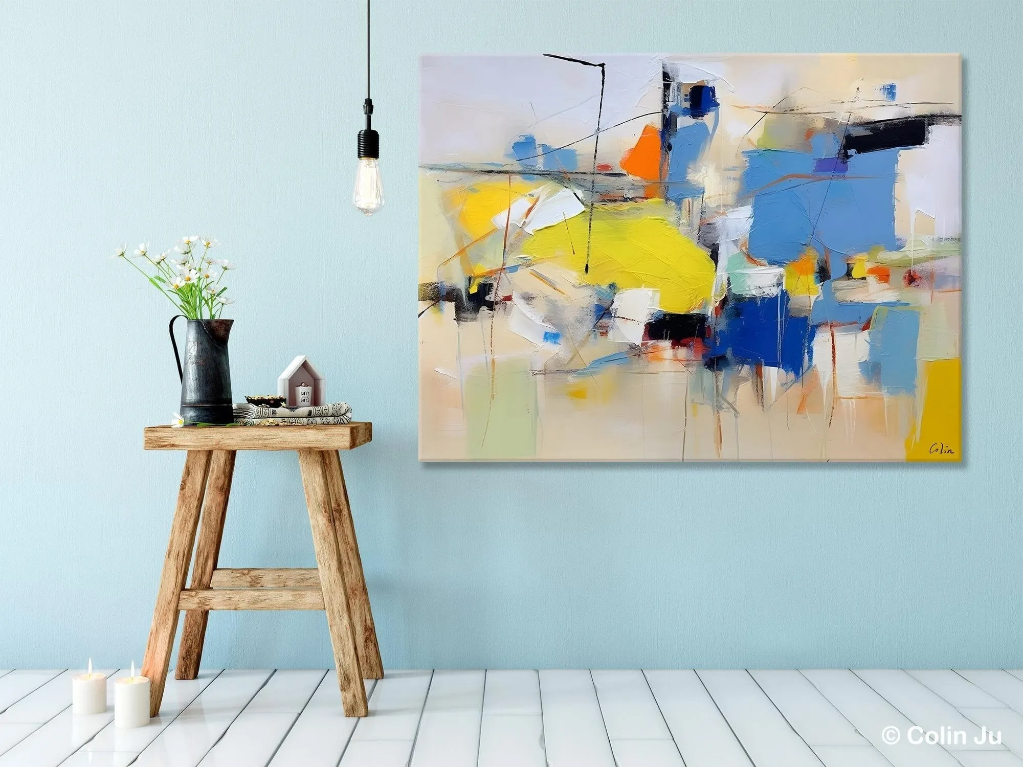 Large Canvas Art for Sale, Original Abstract Art Paintings, Hand Painted Canvas Art, Acrylic Painting on Canvas, Large Painting for Bedroom