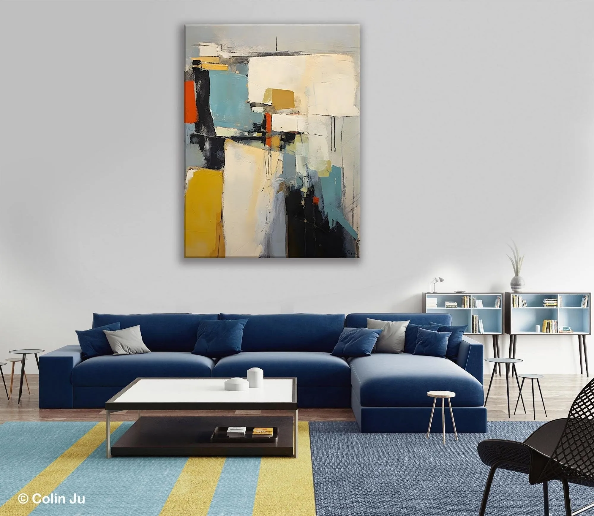 Large Modern Canvas Paintings, Heavy Texture Paintings, Large Original Wall Art Painting for Bedroom, Acrylic Paintings on Canvas