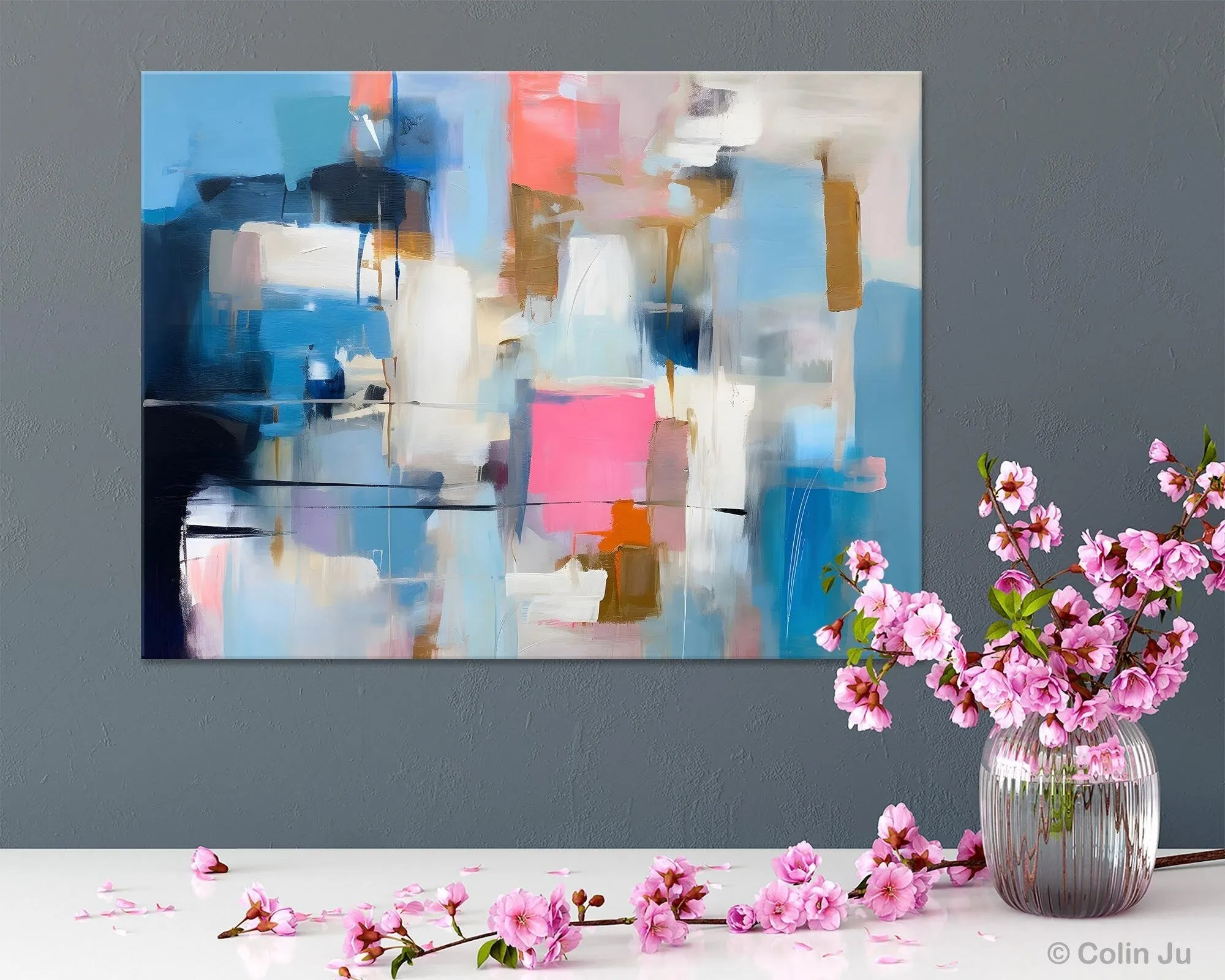 Large Wall Art Paintings, Simple Canvas Art, Contemporary Painting on Canvas, Original Canvas Wall Art for sale, Simple Abstract Paintings