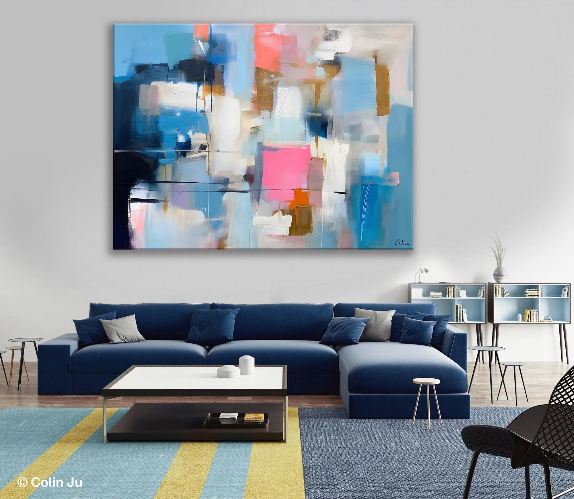 Large Wall Art Paintings, Simple Canvas Art, Contemporary Painting on Canvas, Original Canvas Wall Art for sale, Simple Abstract Paintings