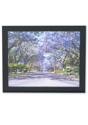 Lavender Trees Framed Photos - Multi