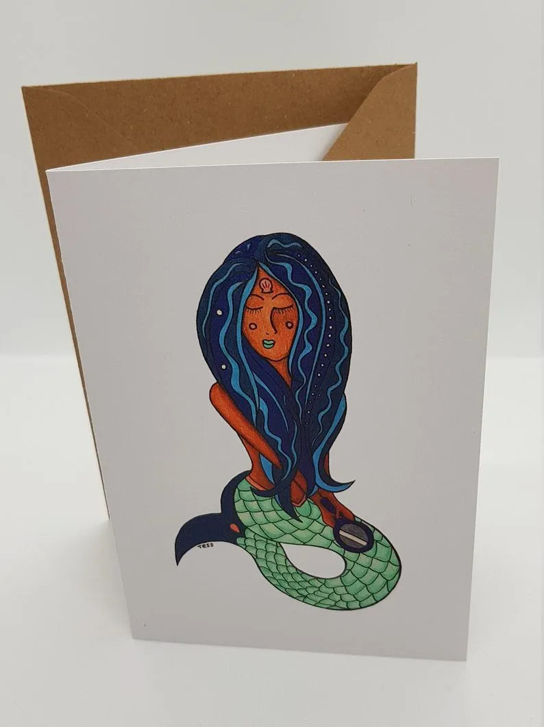 Lemon Street Card "Mermaid" greetings card