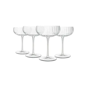 Luigi Bormioli Optica Coupe Glass 300ml (Set of 4)