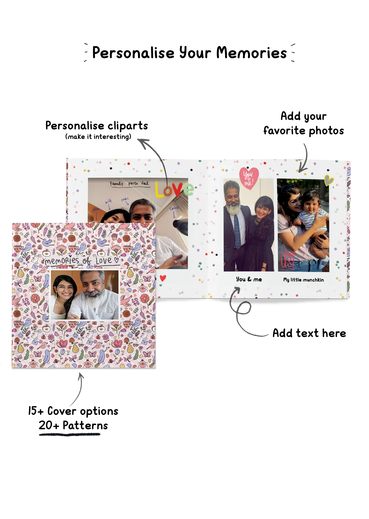 Memories of Love Customised Photo Album