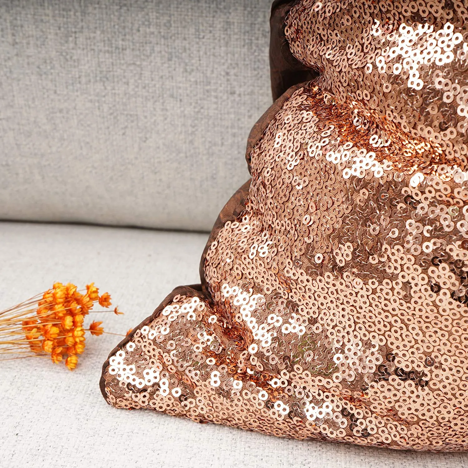 Metallic Brown Pillows