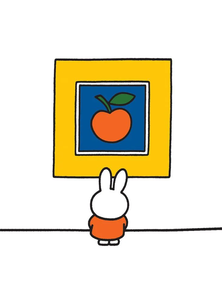 Miffy Apple Art Mini Poster