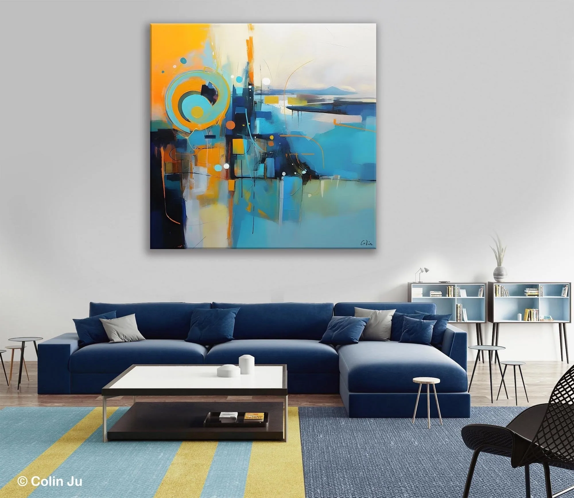 Modern Acrylic Paintings, Large Abstract Painting for Bedroom, Original Modern Wall Art Paintings, Oversized Contemporary Canvas Paintings