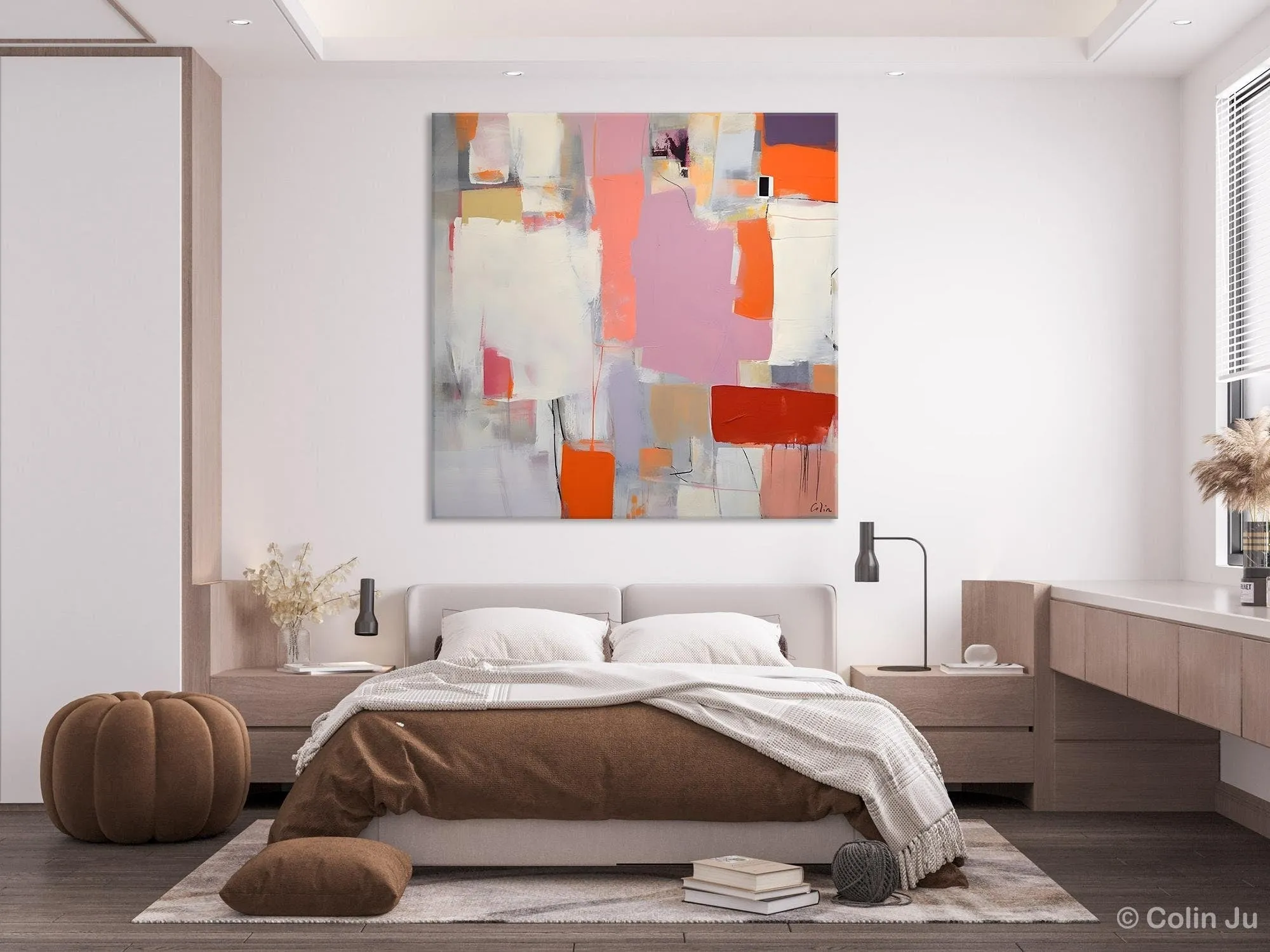 Modern Acrylic Paintings, Original Modern Paintings, Contemporary Canvas Art for Living Room, Extra Large Abstract Paintings on Canvas