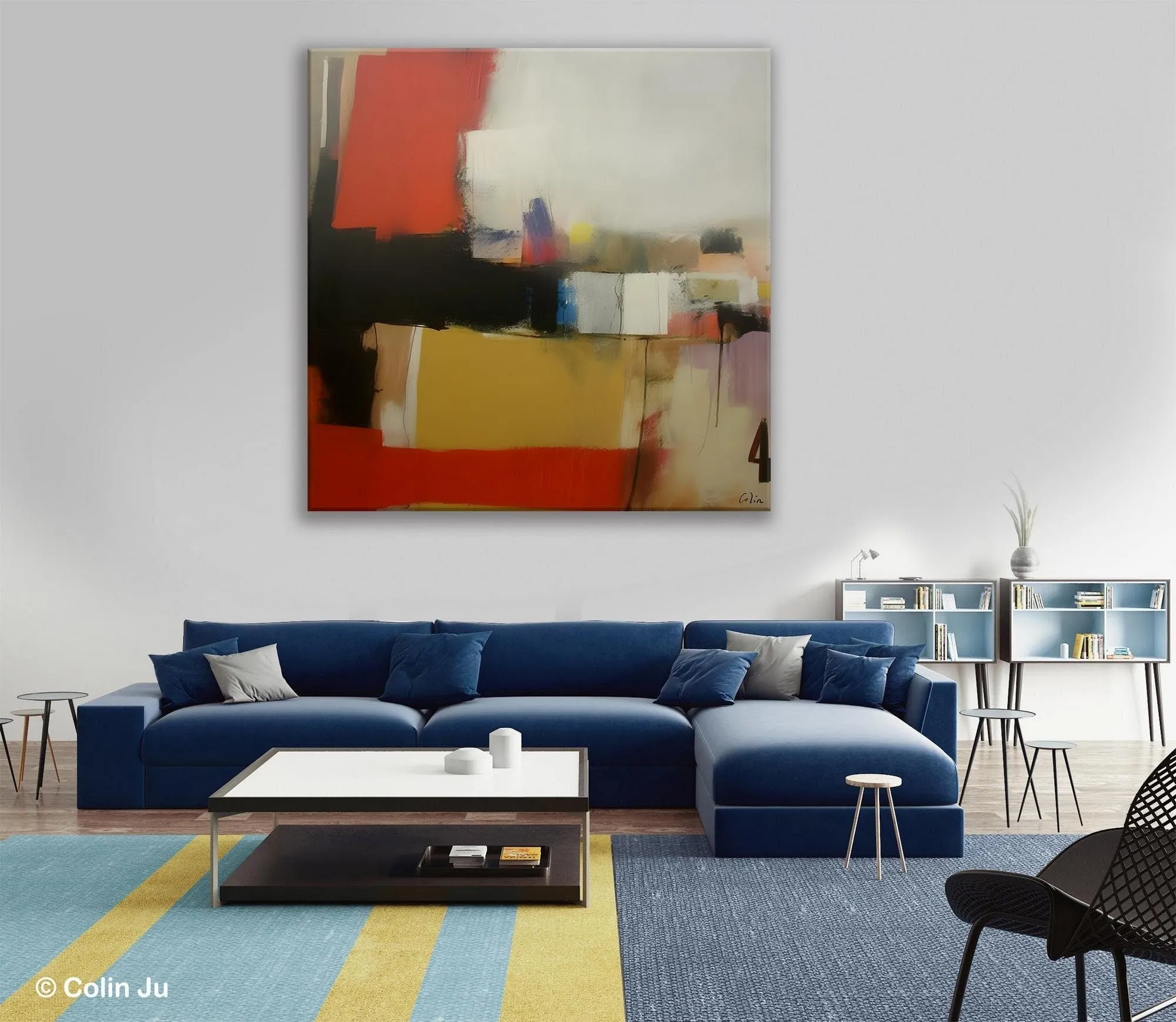 Modern Original Abstract Art, Canvas Paintings for Sale, Large Wall Art for Bedroom, Geometric Modern Acrylic Art, Contemporary Canvas Art