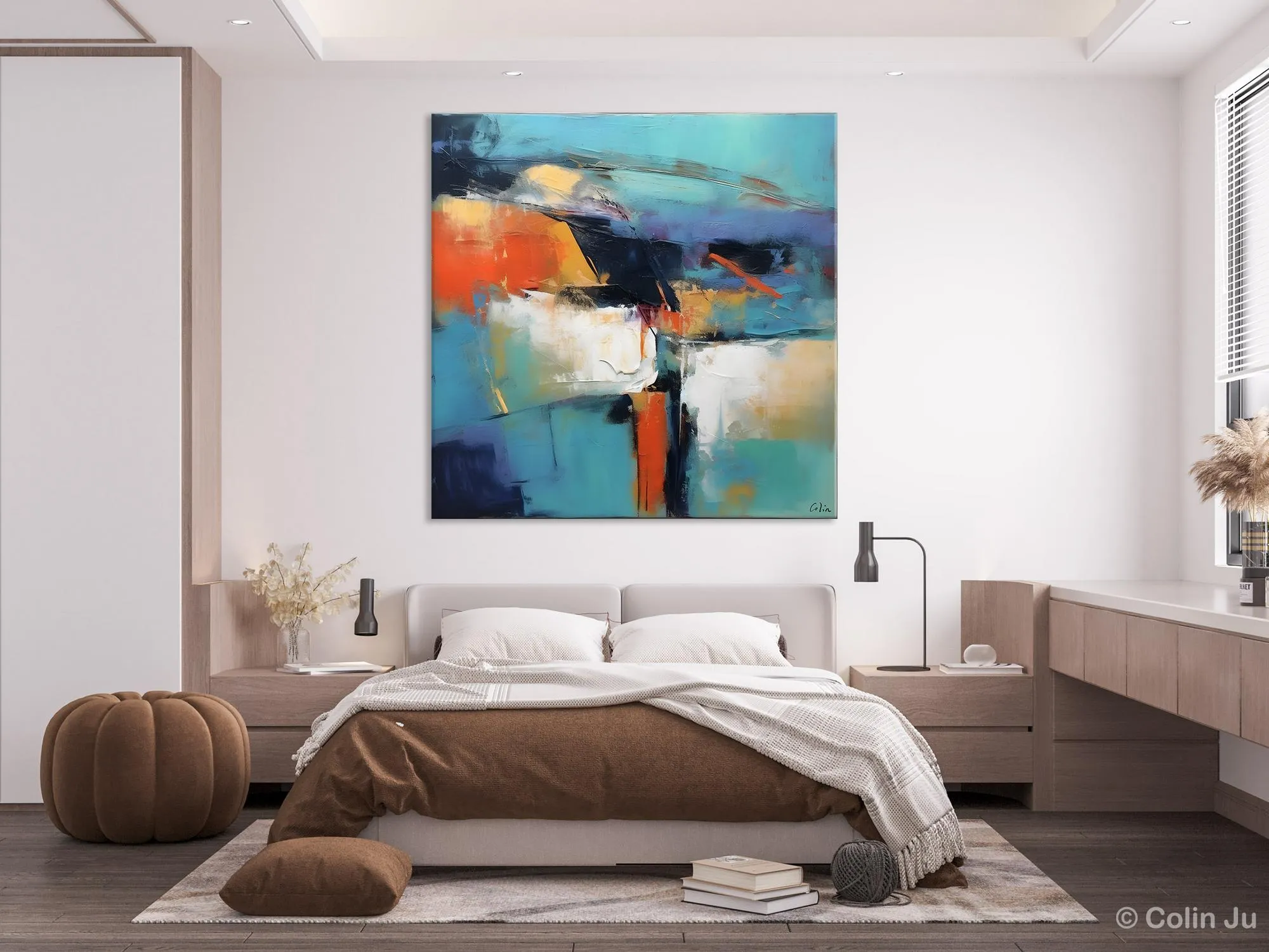 Modern Wall Art Paintings, Canvas Paintings for Bedroom, Buy Wall Art Online, Contemporary Acrylic Painting on Canvas, Large Original Art