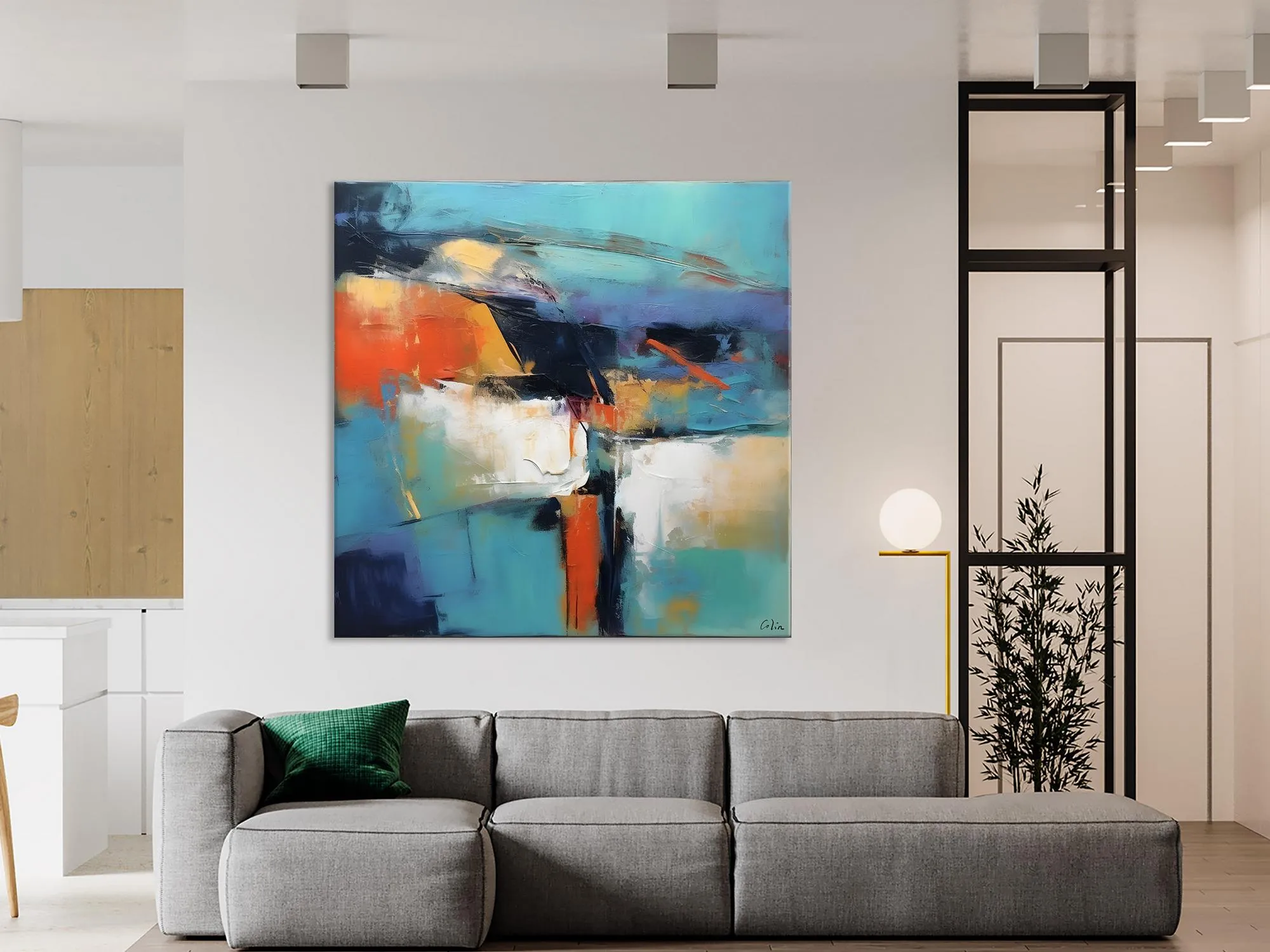 Modern Wall Art Paintings, Canvas Paintings for Bedroom, Buy Wall Art Online, Contemporary Acrylic Painting on Canvas, Large Original Art