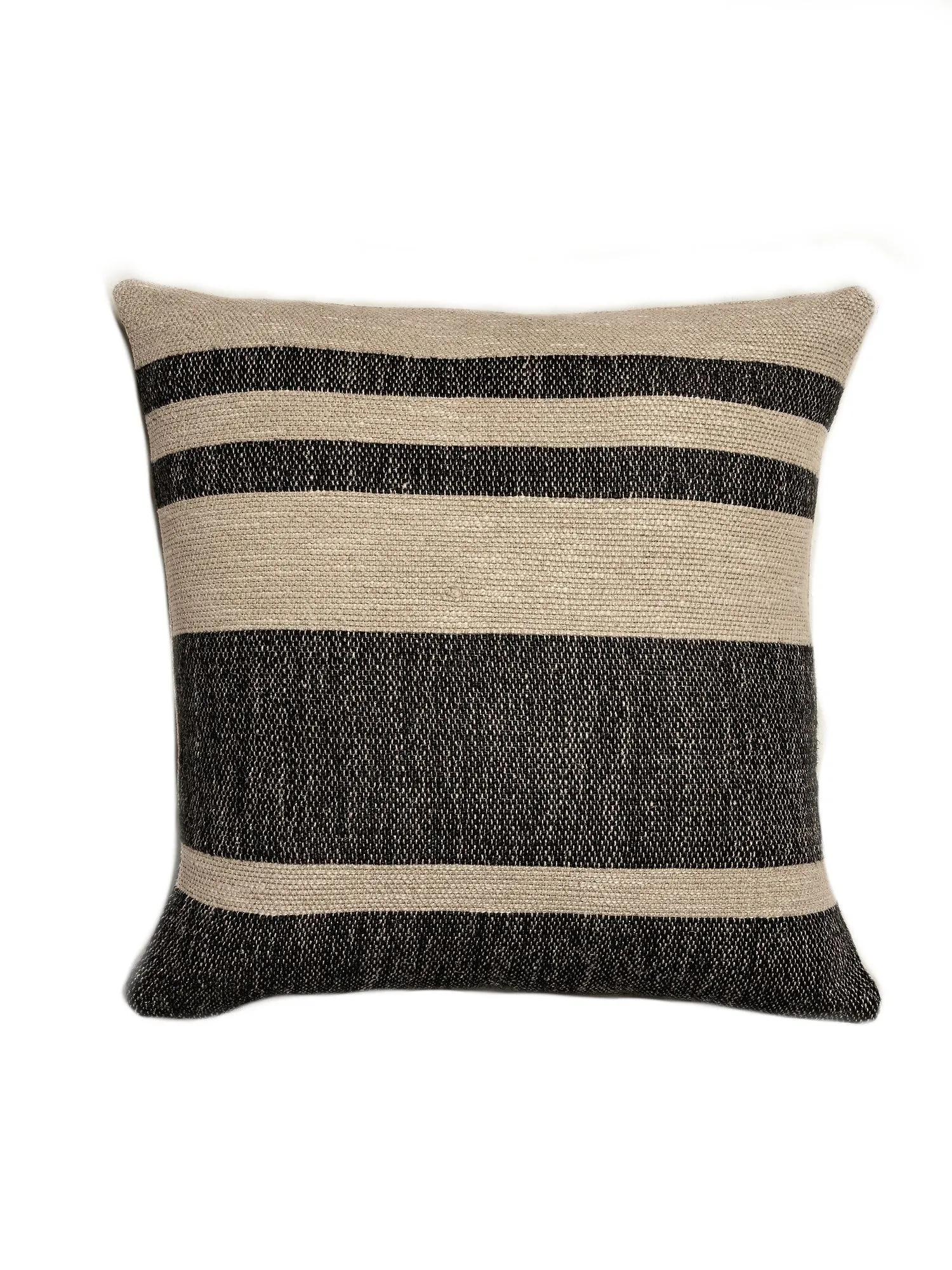 Moroccan Pillow Cover - Set of Four - Black & Beige - Tiflwin