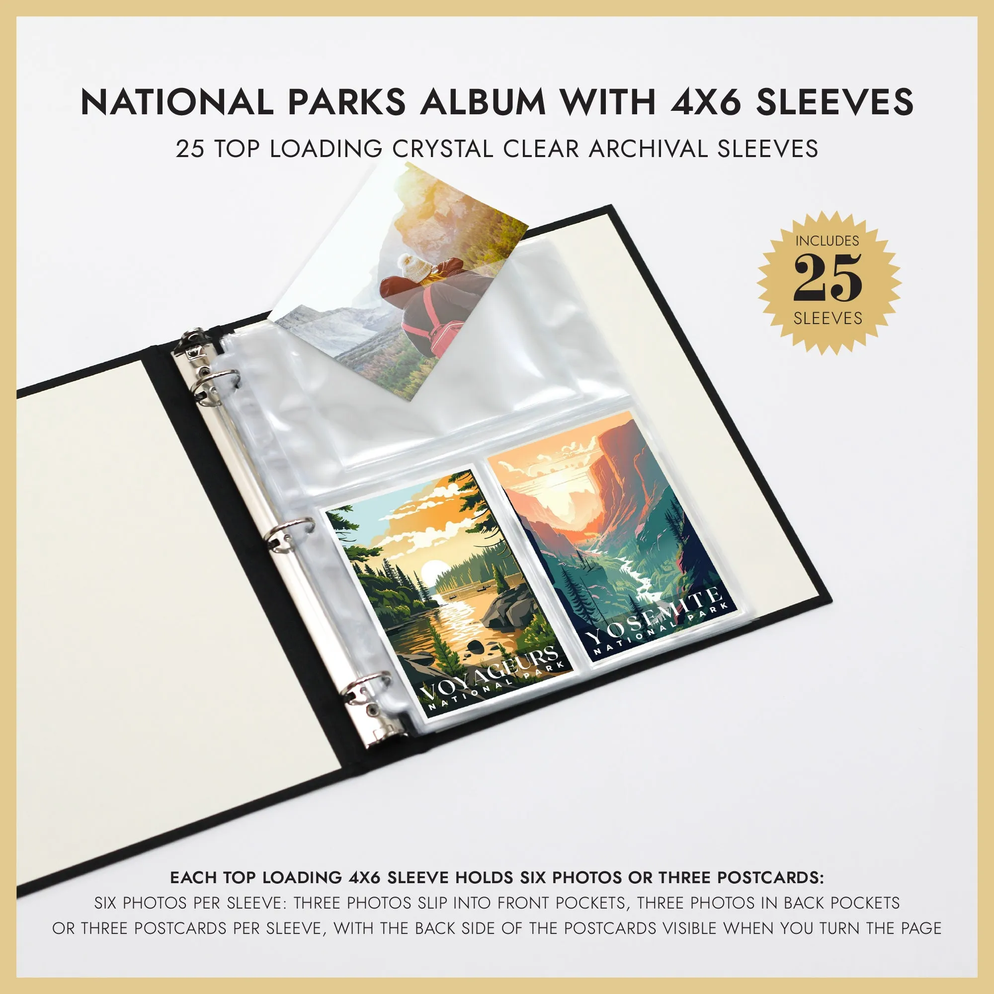 National Parks Album | Cover: Pine Vegan Leather | Available Personalized