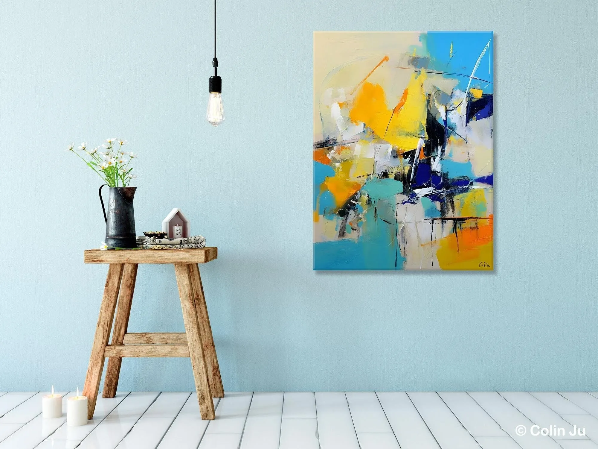 Original Canvas Wall Art, Oversized Contemporary Acrylic Paintings, Modern Abstract Paintings, Extra Large Canvas Painting for Living Room