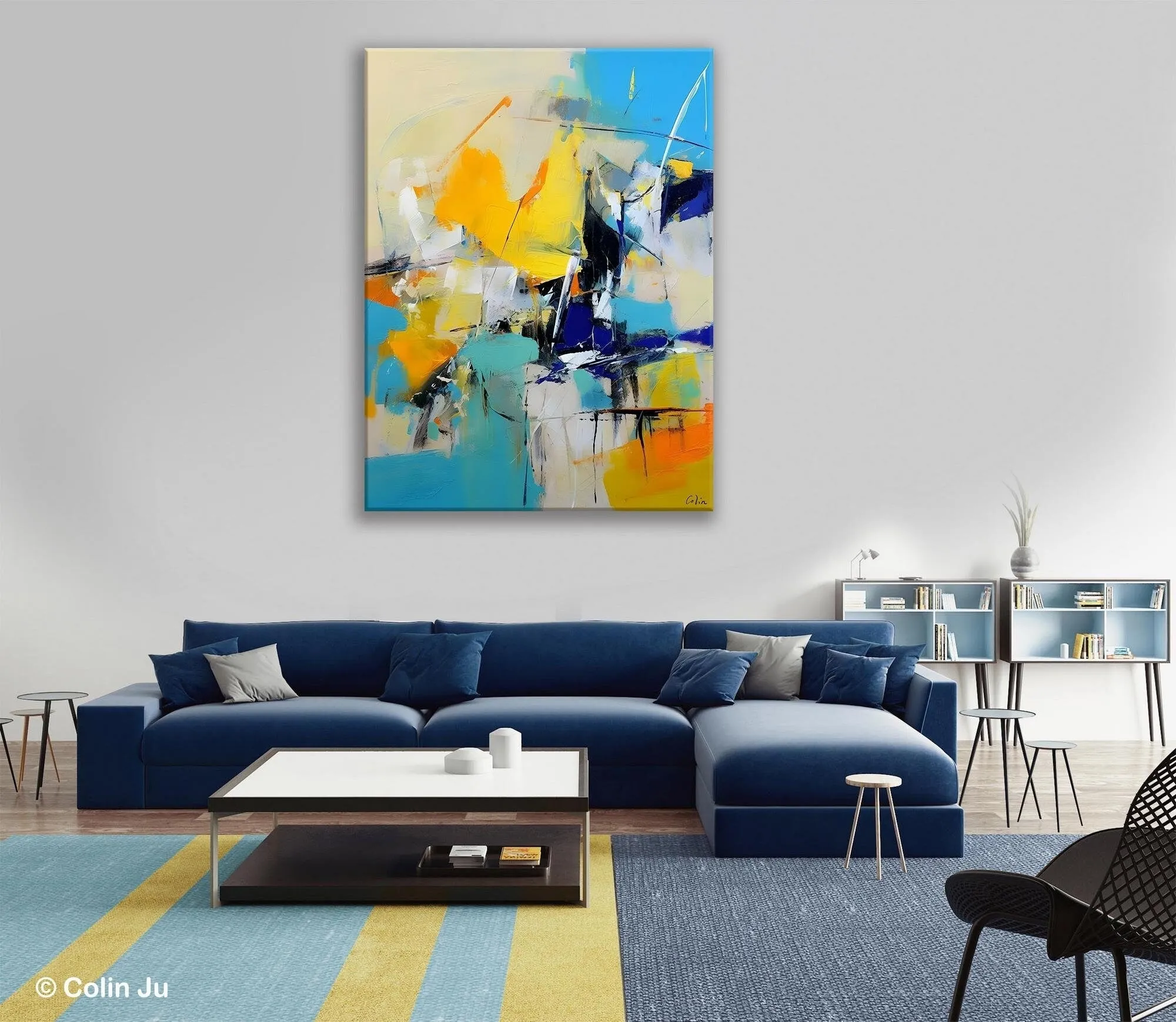 Original Canvas Wall Art, Oversized Contemporary Acrylic Paintings, Modern Abstract Paintings, Extra Large Canvas Painting for Living Room