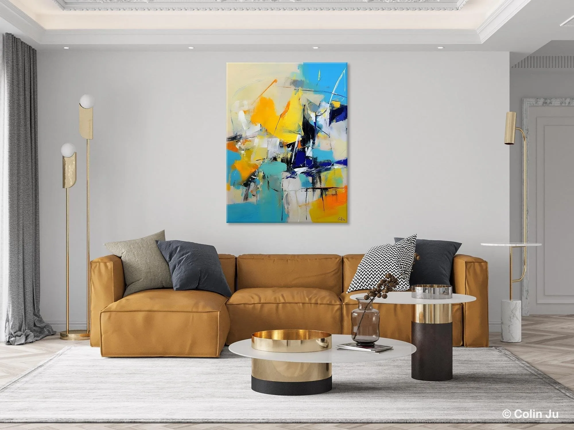 Original Canvas Wall Art, Oversized Contemporary Acrylic Paintings, Modern Abstract Paintings, Extra Large Canvas Painting for Living Room