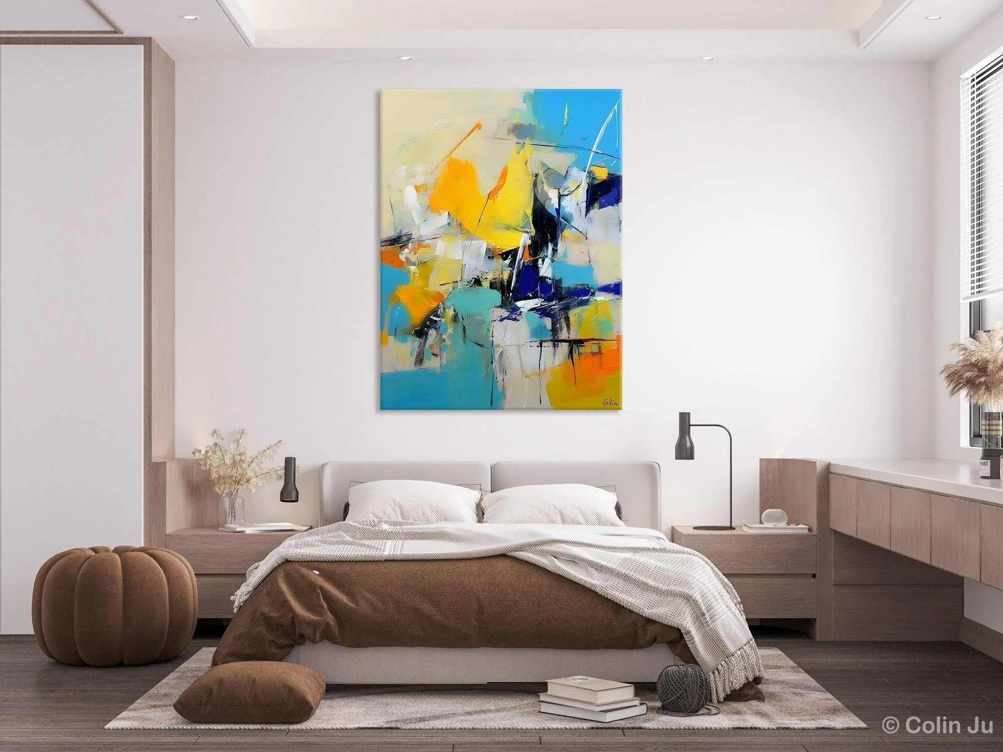 Original Canvas Wall Art, Oversized Contemporary Acrylic Paintings, Modern Abstract Paintings, Extra Large Canvas Painting for Living Room