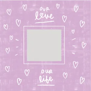 Our Love Our Life - Purple - Medium