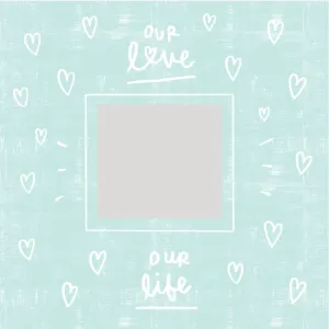 Our Love Our Life - Teal - Medium