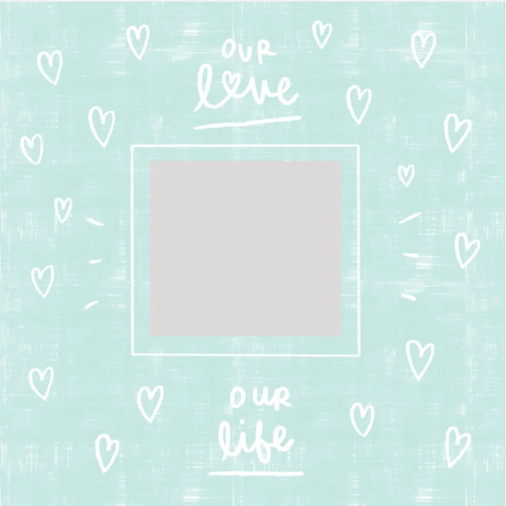 Our Love Our Life - Teal - Medium