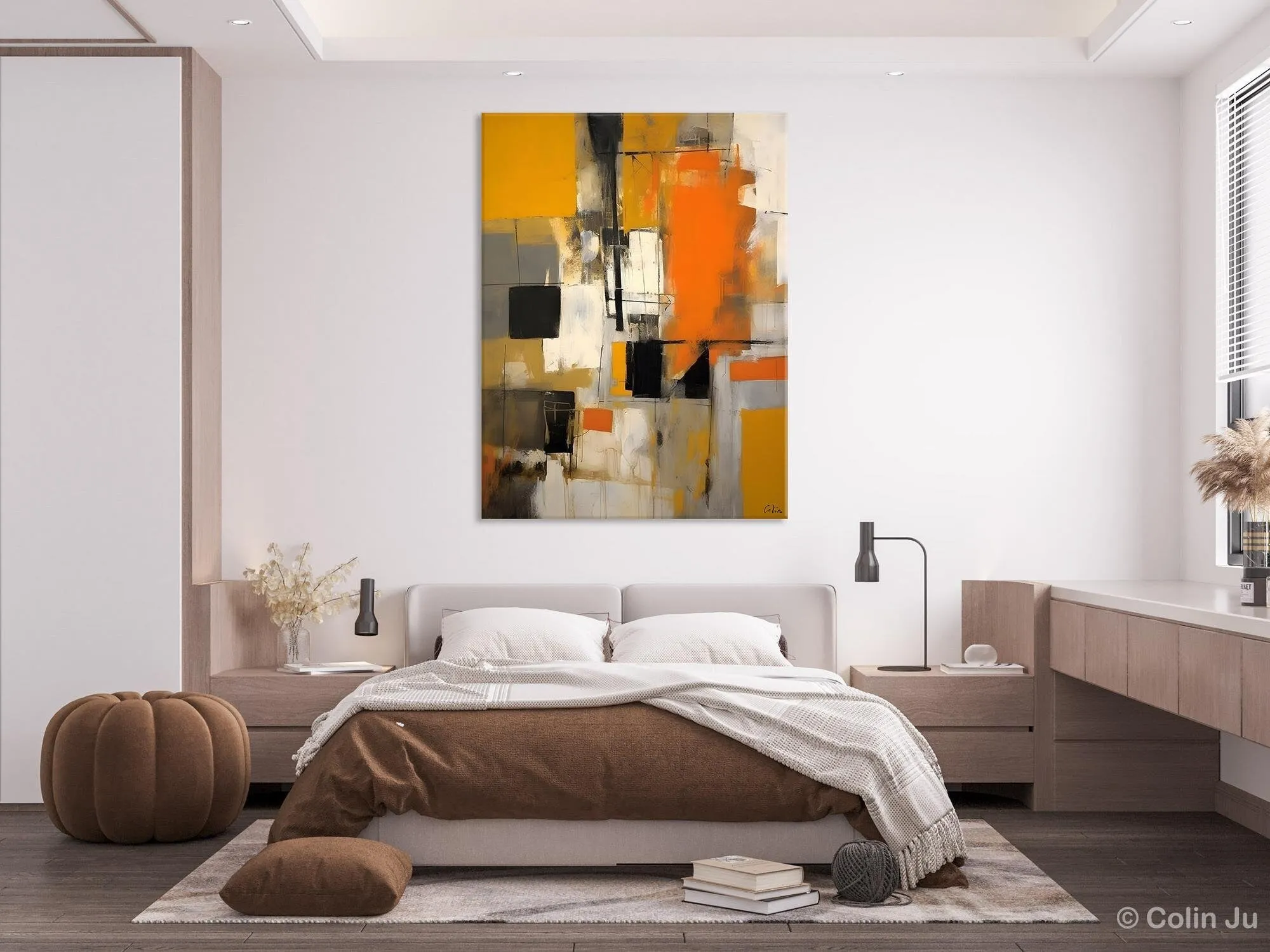 Oversized Abstract Art Paintings, Original Canvas Artwork, Large Wall Art Painting for Dining Room, Contemporary Acrylic Painting on Canvas