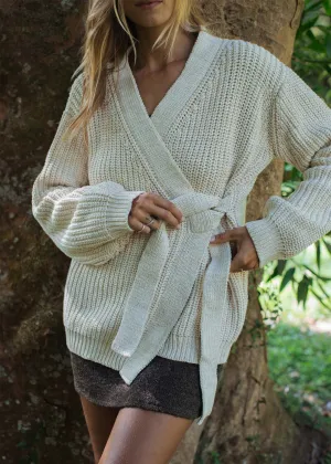 Paloma Wrap Knit Vanilla