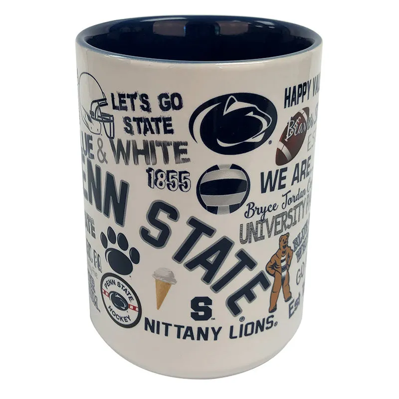 Penn State Color Wrap Mug For Sale | PSU Wrap Mug