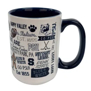 Penn State Color Wrap Mug For Sale | PSU Wrap Mug