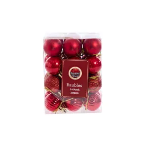 Red Baubles (3cm)