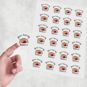 Reinbow Christmas Personalised Gift Stickers