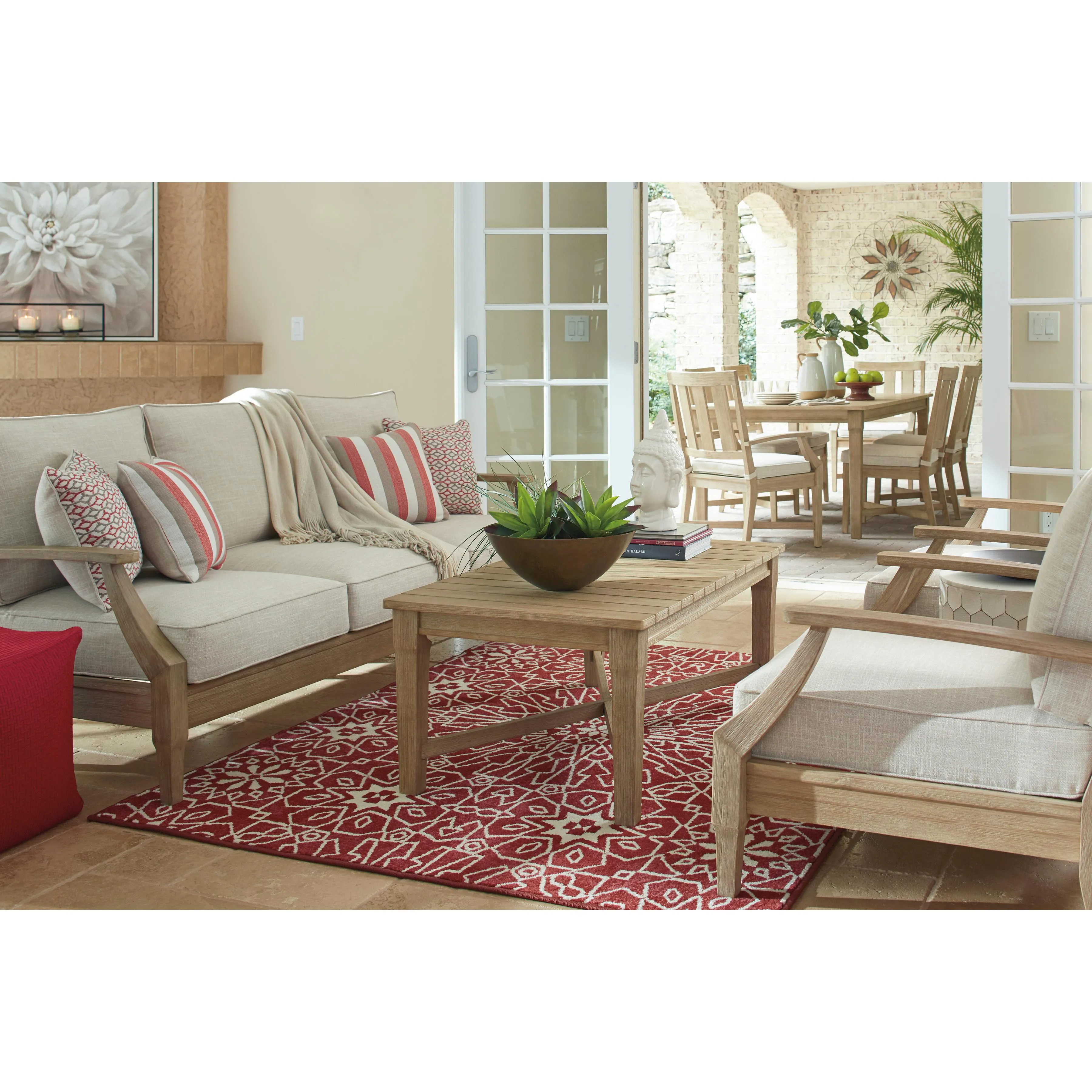 Signature Design by Ashley Clare View P801-838 Sofa with Cushion