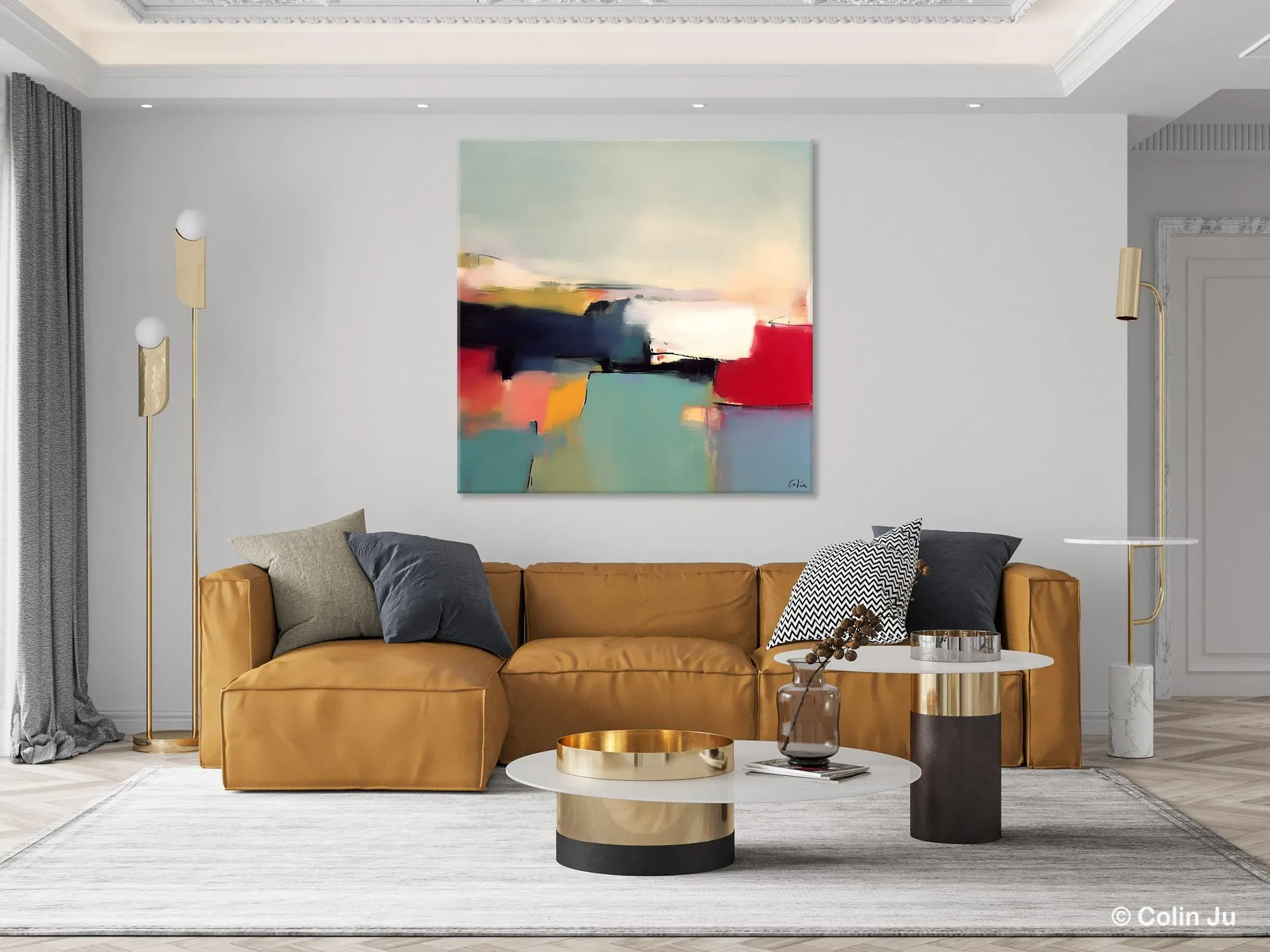 Simple Modern Wall Art, Extra Large Canvas Painting for Living Room, Oversized Contemporary Acrylic Paintings, Original Abstract Paintings