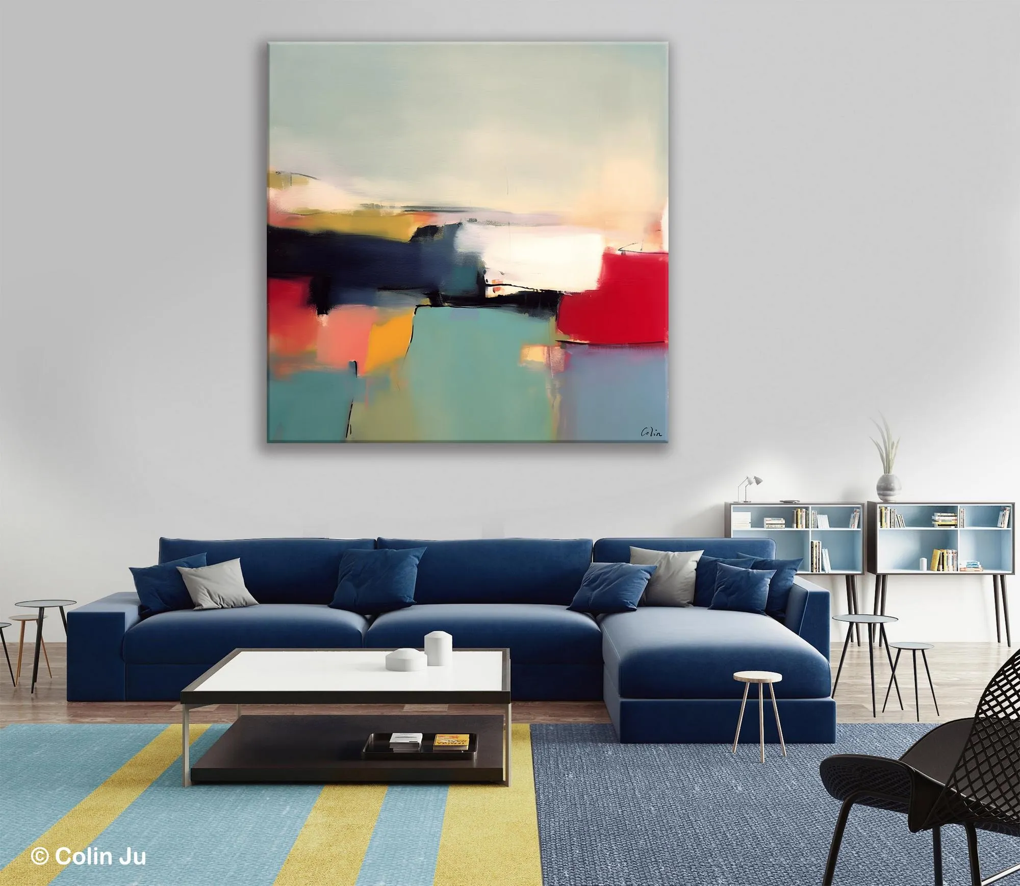 Simple Modern Wall Art, Extra Large Canvas Painting for Living Room, Oversized Contemporary Acrylic Paintings, Original Abstract Paintings