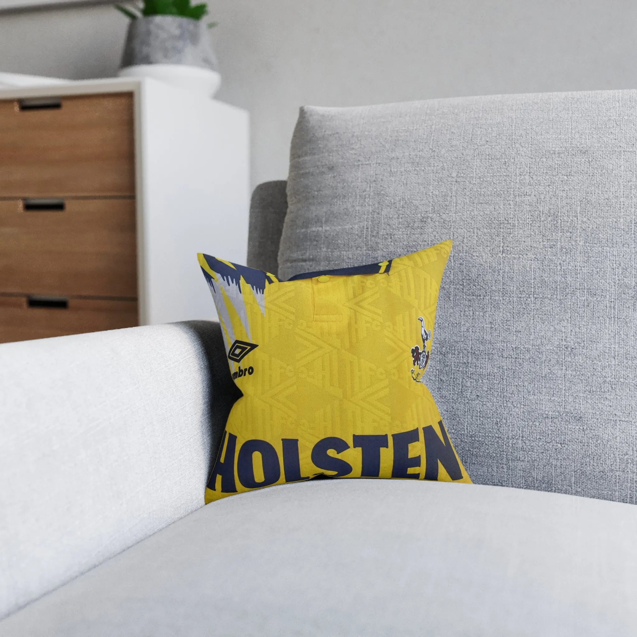 Spurs Away Kit 93/94 - Square Pillow