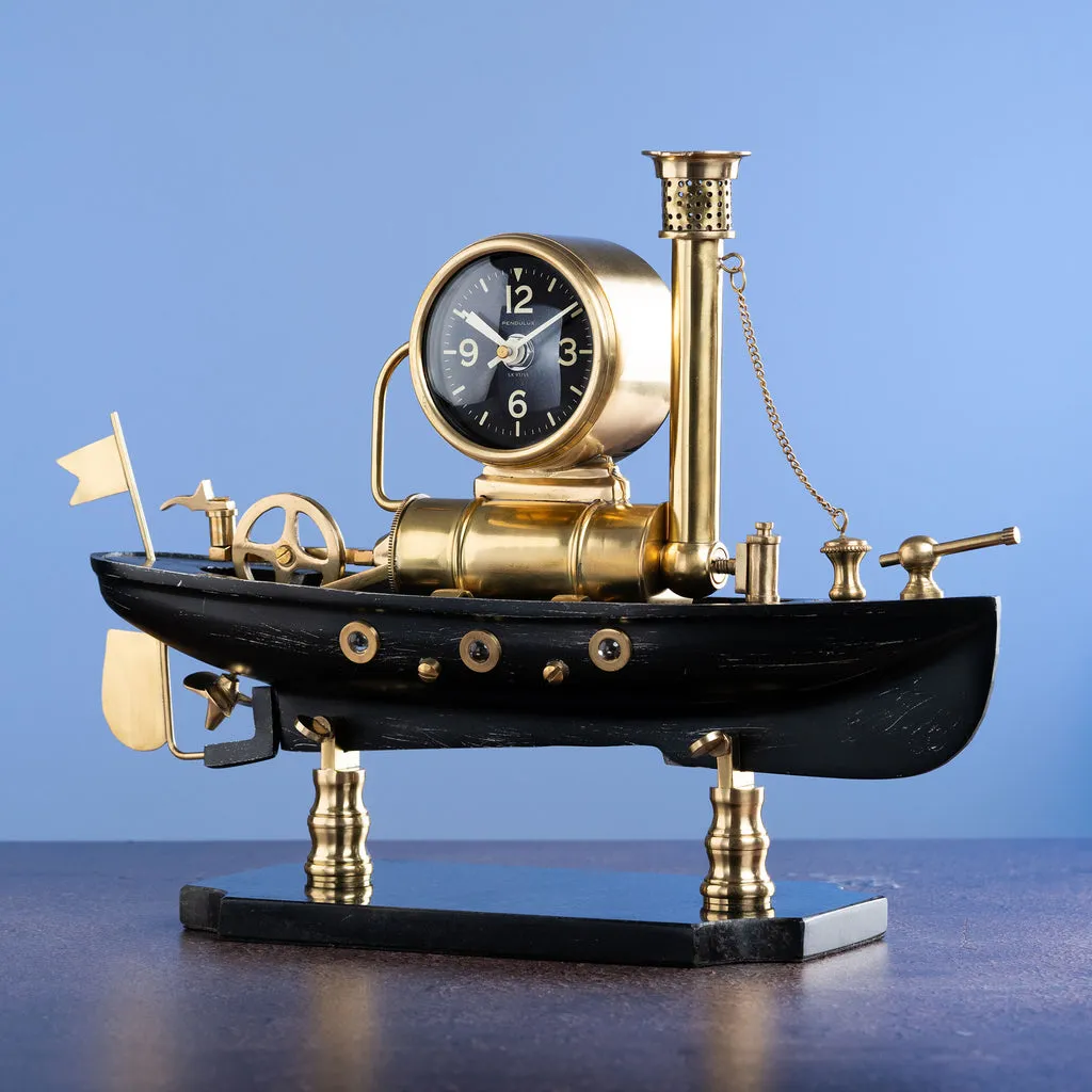 Steam Boat Table Clock