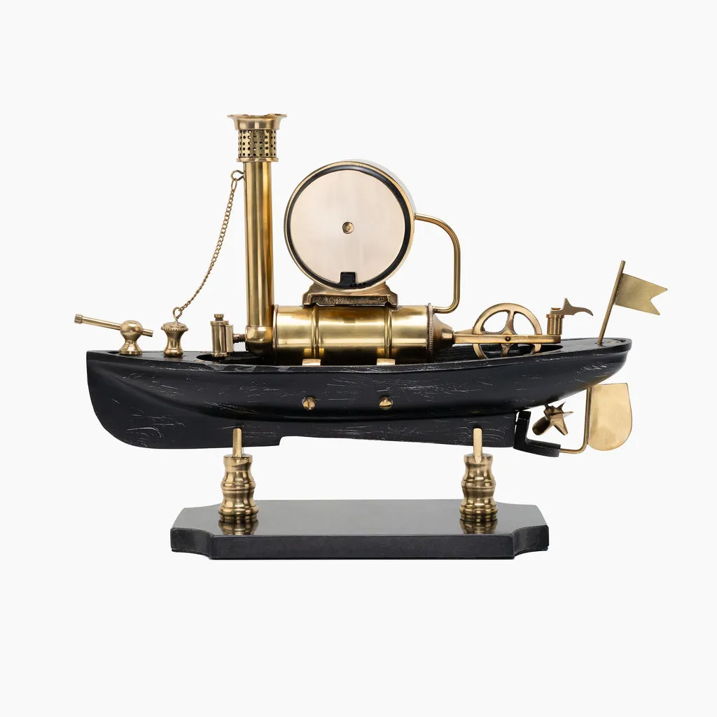 Steam Boat Table Clock