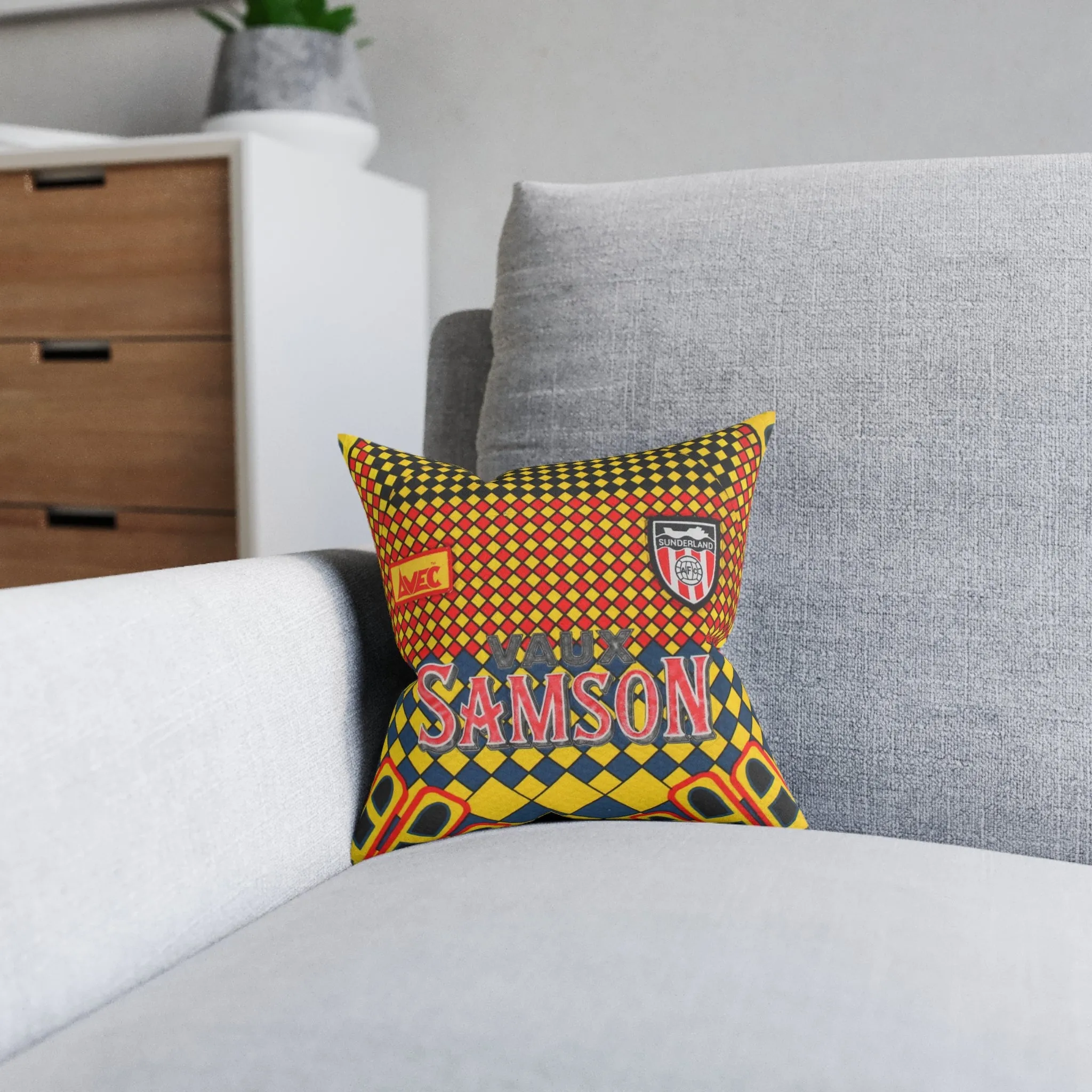 Sunderland Retro GK Kit - Square Pillow