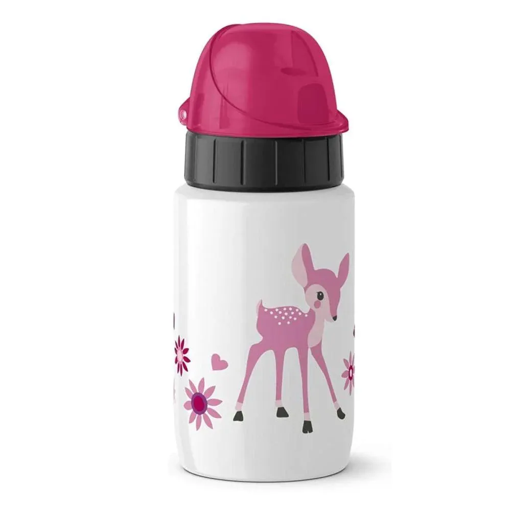 Tefal, Drink 2 Go Light Steel Little Deer Drinking Bottle, 400 Ml