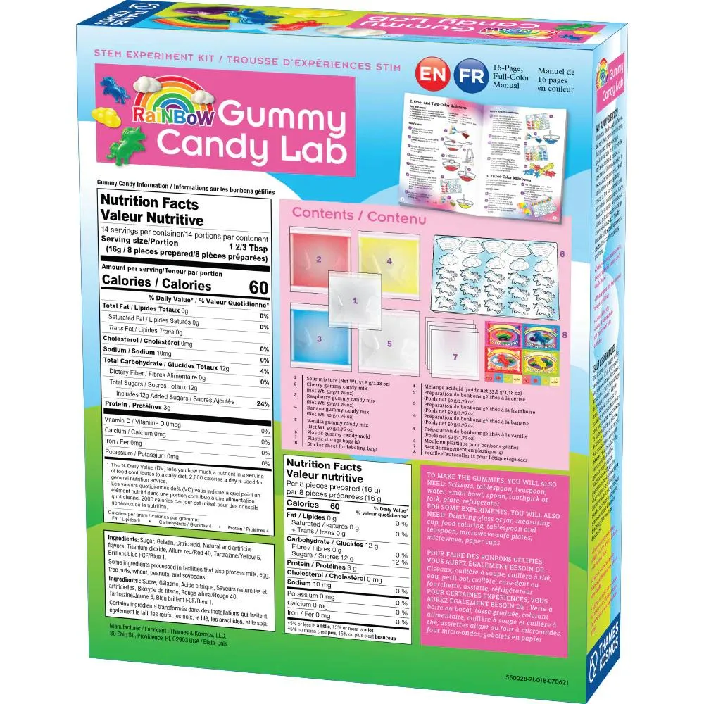 Thames & Kosmos Rainbow Gummy Candy Lab