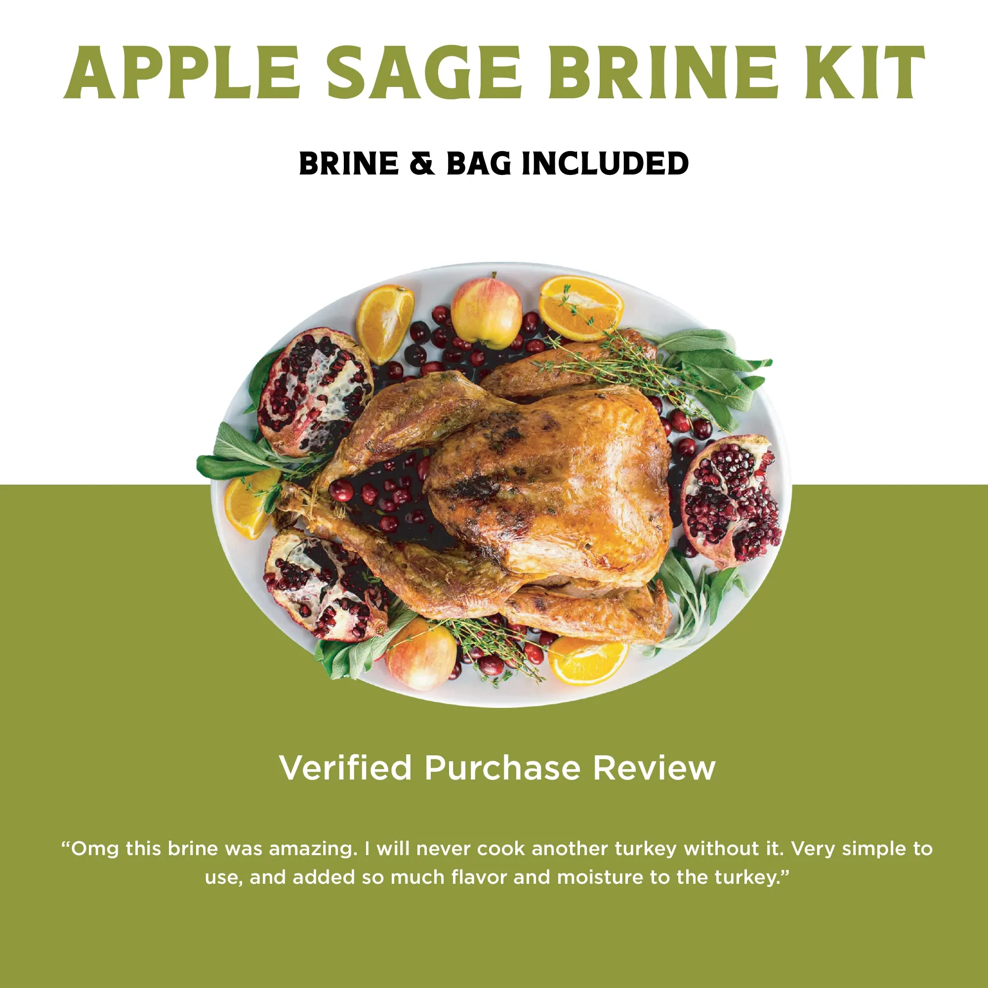 Turkey Perfect Apple Sage Brine Kit