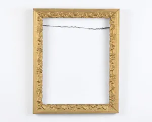 Vintage Ornate Wooden Picture Frame-Gold-Antique Victorian Style-8x10 Inch Canvas Frame