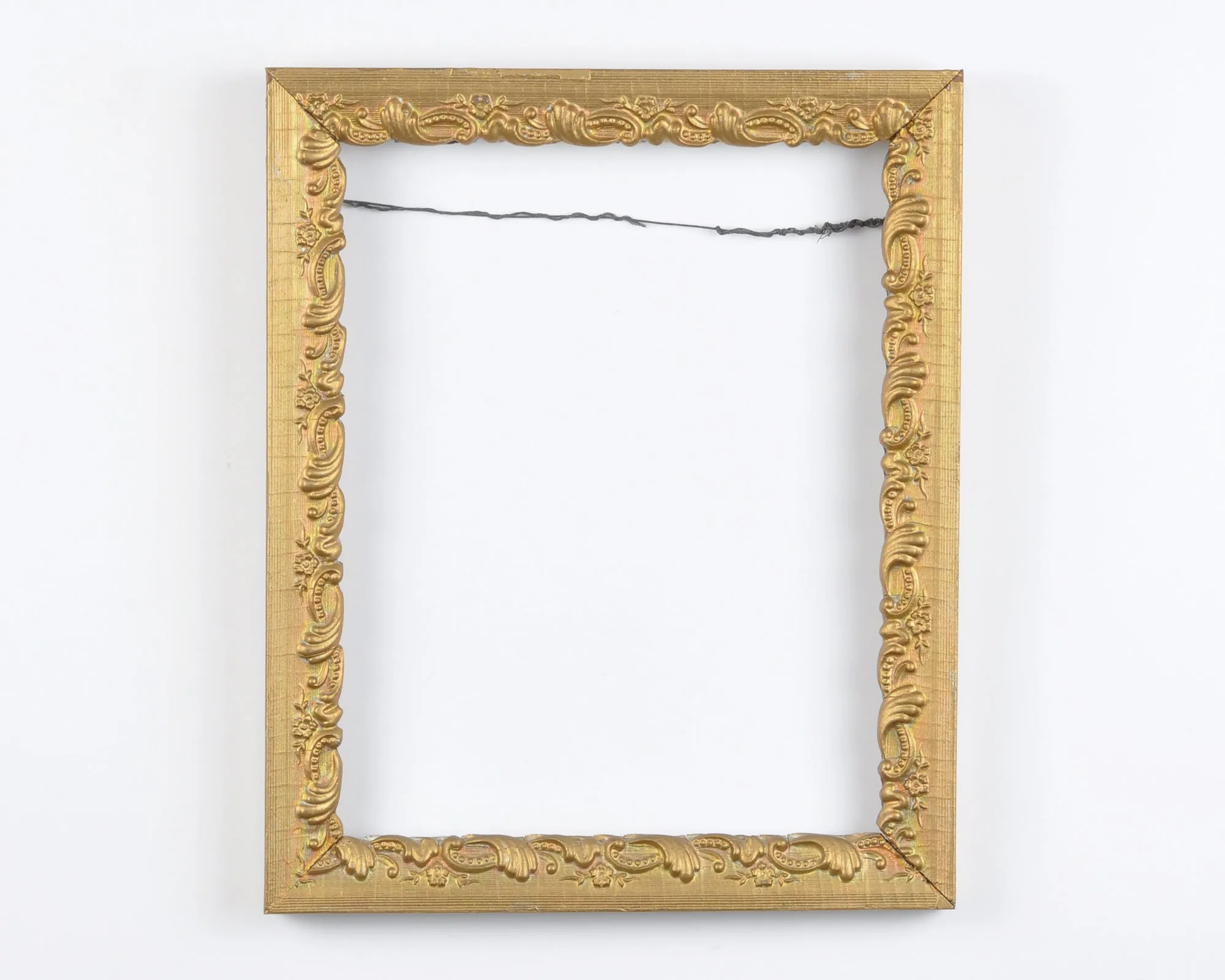 Vintage Ornate Wooden Picture Frame-Gold-Antique Victorian Style-8x10 Inch Canvas Frame