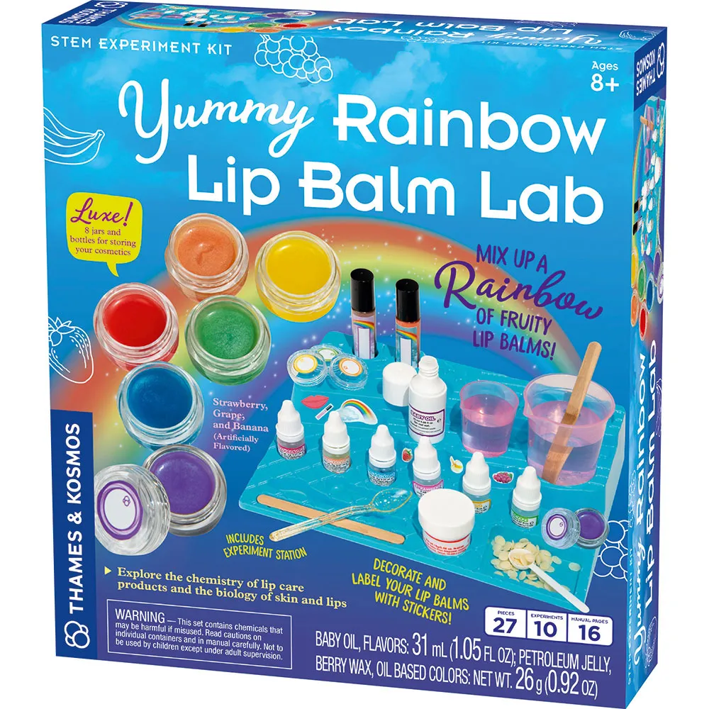 Yummy Rainbow Lip Balm Lab